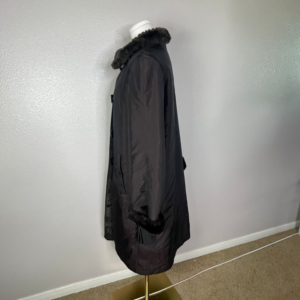 Ensign London oversized NWT reversible‎ faux fur and wind/water resistant S coat - Picture 14 of 16